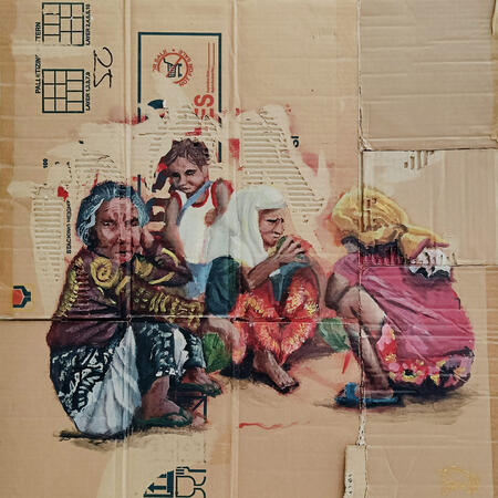 Kilid sa mga Kalsada sa Tagbilaran 1 (20x20in.)