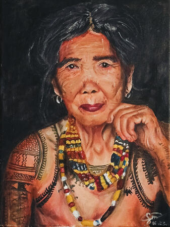 The Last Mambabatok (9x12in.)